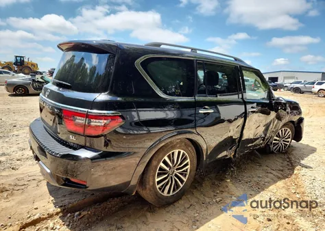 2023 Nissan Armada Sl из США, поврежденный, VIN JN8AY2BC1P9182415